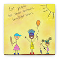 Inspirational Canvas Art "Authentic Selves" — Whimsical Illustration