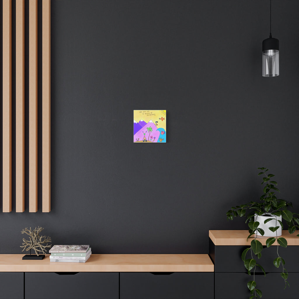 Inspirational Canvas Art "A Bunch of Miracles" — Whimsical Illustration