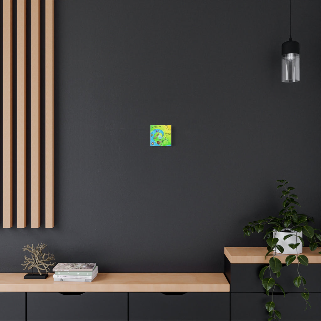 Inspirational Canvas Art "Embrace the Suck" — Whimsical Illustration