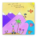Inspirational Canvas Art "A Bunch of Miracles" — Whimsical Illustration